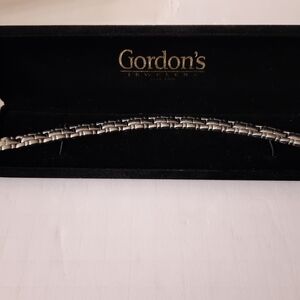 Gordon’s Men’s Silver Chain Bracelet – 8.5 Inch Stainless Style